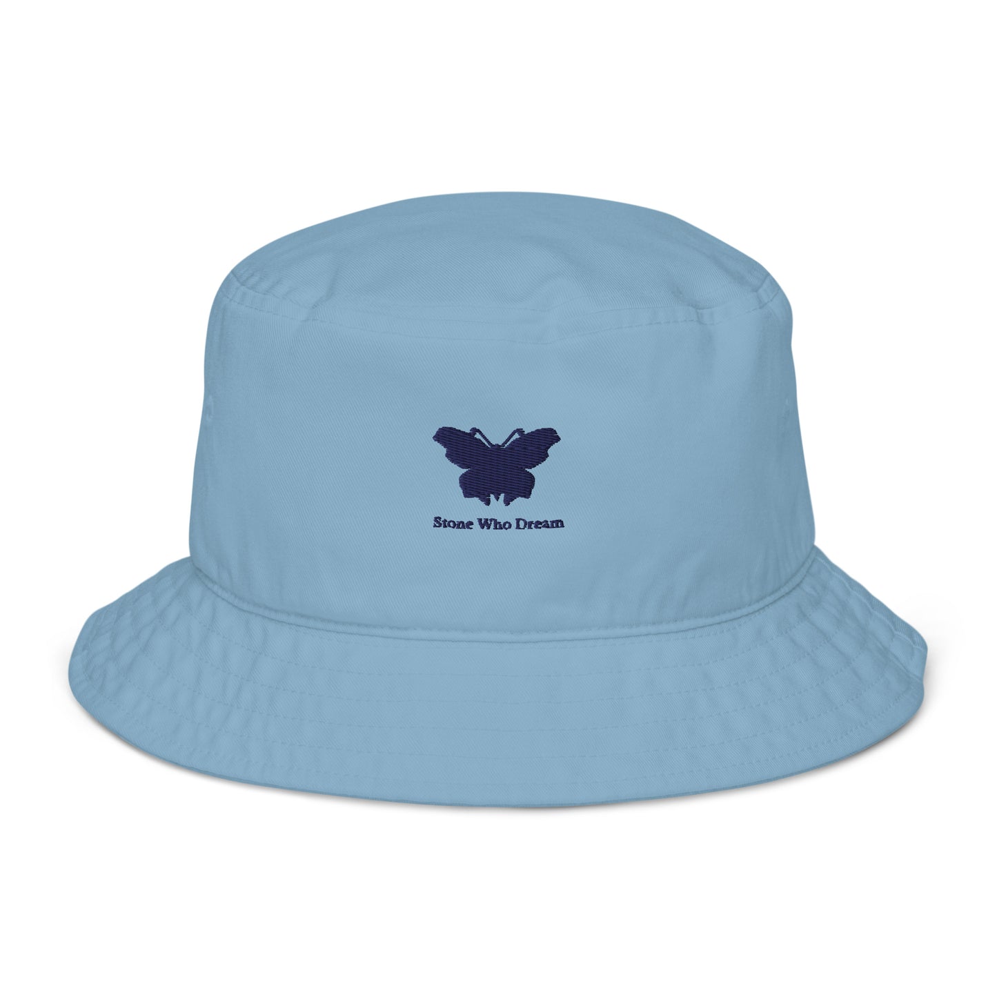 Logo collection｜Organic bucket hat｜Royal blue