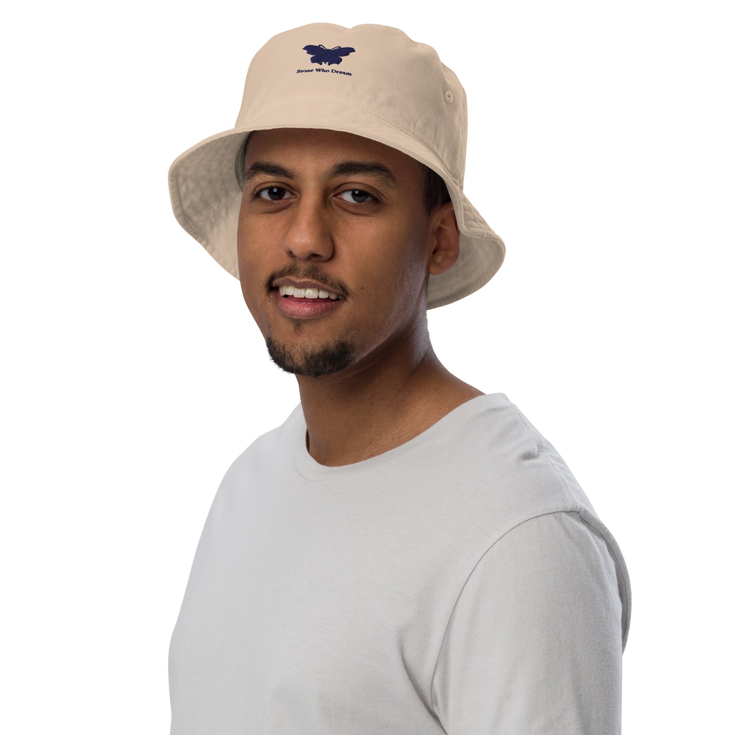 Logo collection｜Organic bucket hat｜Royal blue