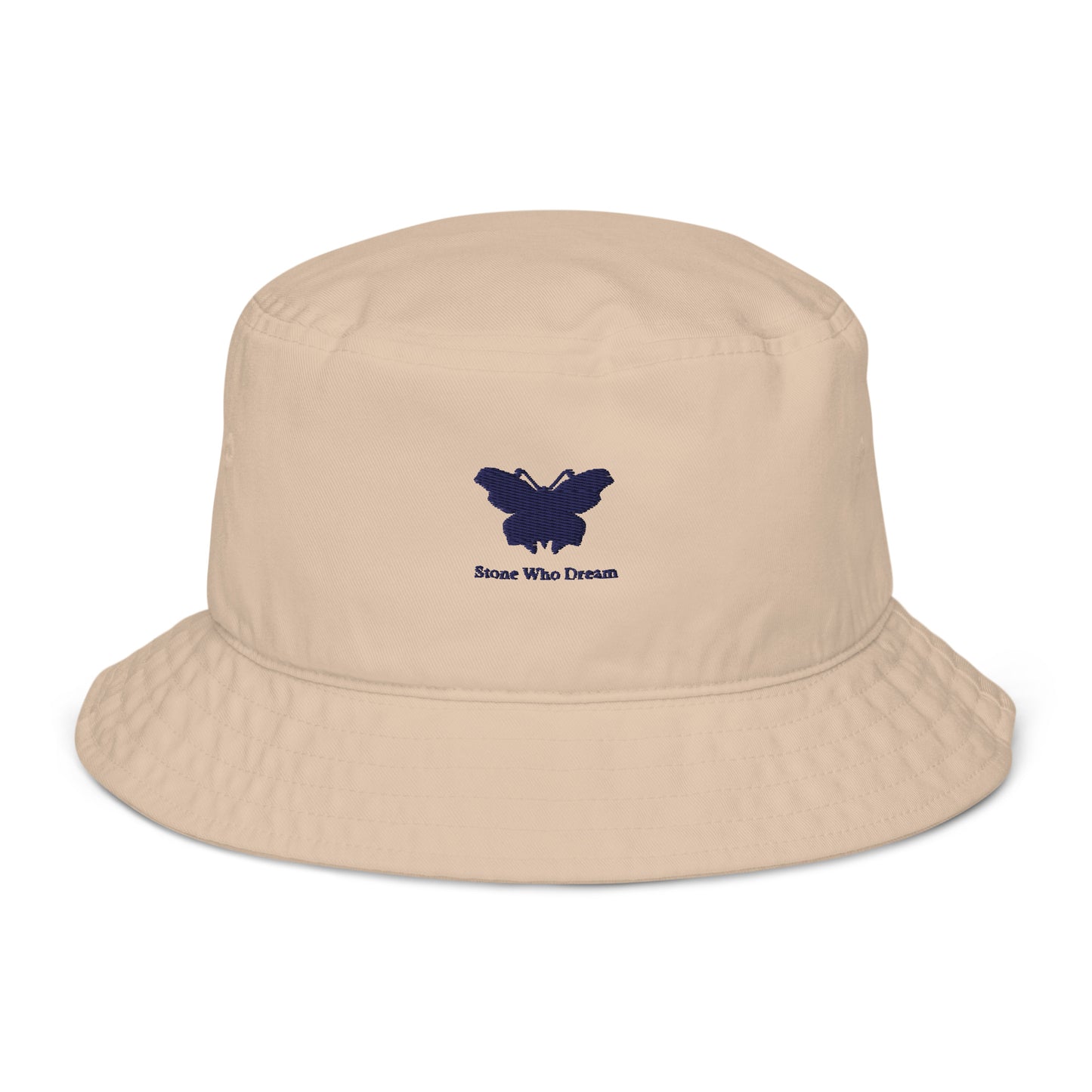 Logo collection｜Organic bucket hat｜Royal blue