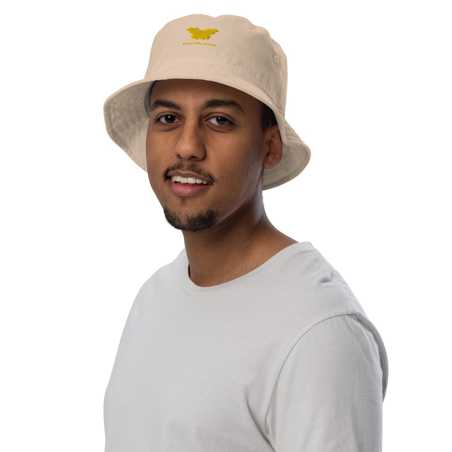 Logo collection｜Organic bucket hat｜Gold