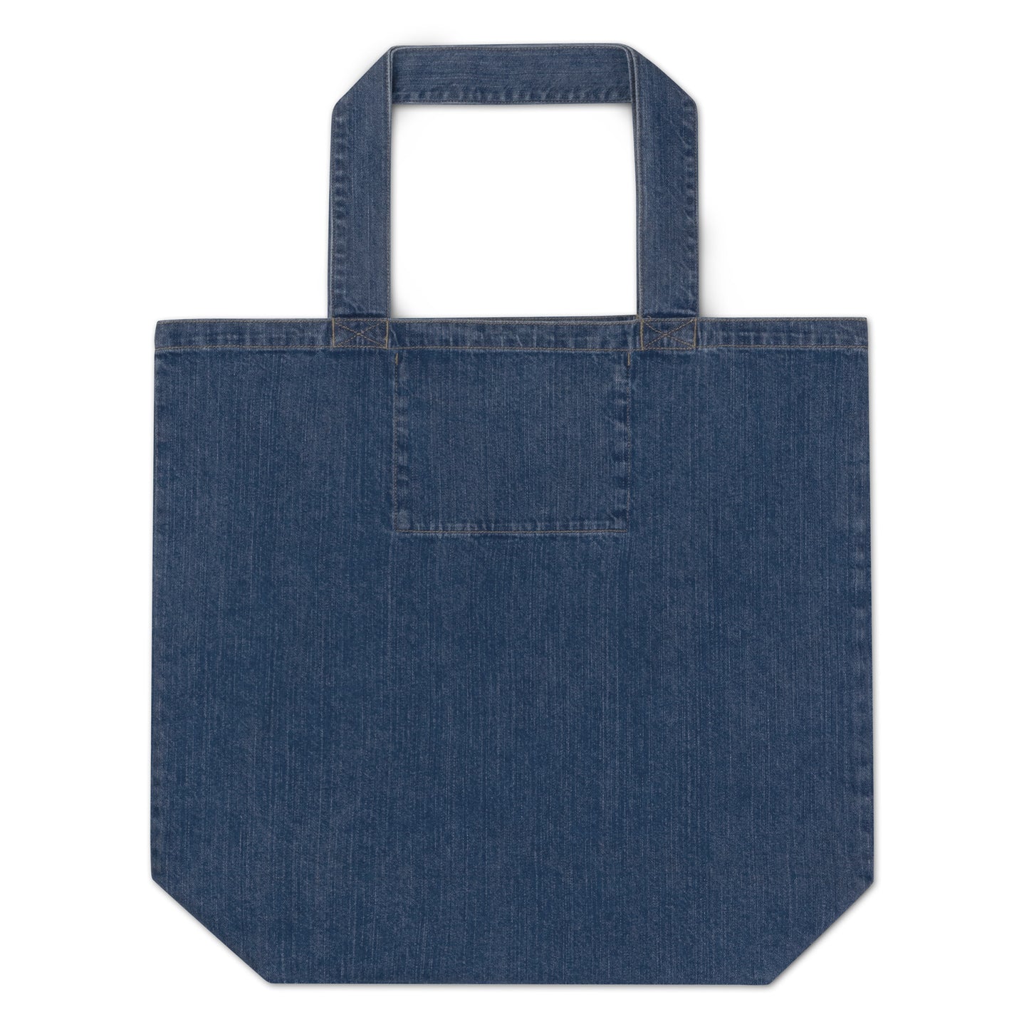 Logo collection｜Organic denim tote bag｜Gold