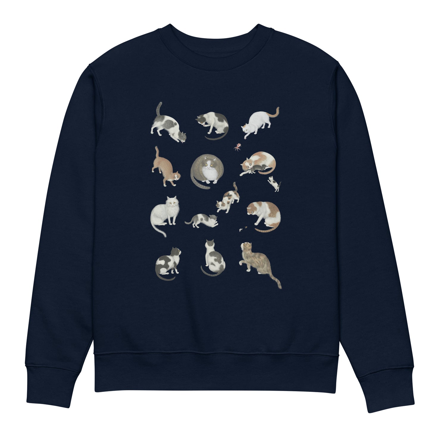 Cats And Butterflies Of Longevity｜Unisex eco sweatshirt